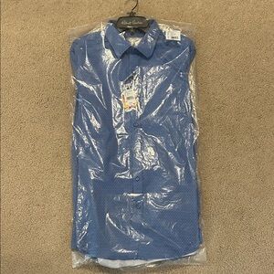 Robert Graham Blue Casual Button Down Shirt